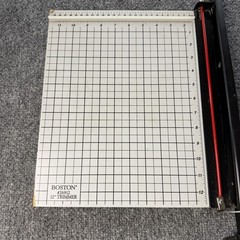 Boston 12″ Paper Trimmer #26912 Paper Guillotine Cutter Photography Made USA 90s
