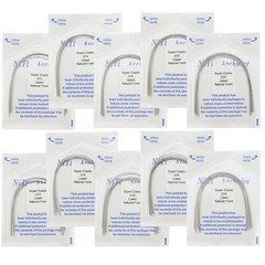 Dental Orthodontic Arch Wire Niti Natural Form Round Rectangular Super Elastic