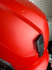 STUDSON SHK-1 Standard Brim Non-Vented Type II Class E Helmet Red L/XL