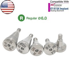 US Dental Healing Cap Abutments Hexagon Fit Hiossen Osstem Regular Platform