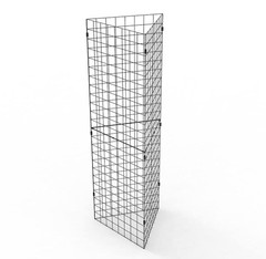 FixtureDisplays® 2’x 6′ (Come in 2 PCS of 2×3′) Black Wire Grid Panel
