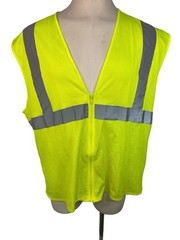 PIP Yellow and Orange Safety Vests with Reflective Tape Men’s 5XL (5136)