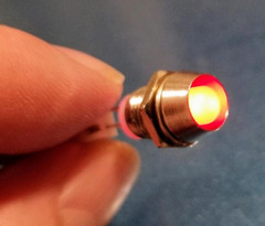 30 Pcs 3mm LED Holder Bezel, Panel Mount Display Socket for Round Lamp Bulb