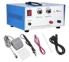 HJ10-A 80A Electric Spot Welder 110V 0.3-1.5mm w/ Footswitch Tweezers