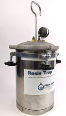 Fibre Glast 2.5 Gallon Resin Trap Vacuum Infusion Catch Pot, Lid Clamp 1500-A