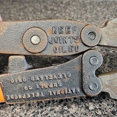 Vintage NICOPRESS 63V-XPM Hand Swaging Tool 63VXPM National Telephone Supply Co.
