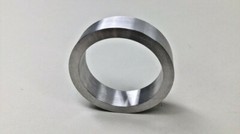 Axcelis 1708920 Wiper Spacer Aluminum 39.80mm OD 31.75mm ID 10.20mm Width