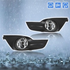 Pair Clear Lens Front Fog Lights for Altima 2013 2014 2015 Left Right