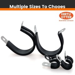 Stainless Steel Cable Clamps 1-1/8 Inch, 20 PCS Insulated Wire Clamps