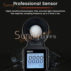 Digital illuminance Light Meter Lux meter Photometer 200000Lux Luxmeter Tool