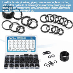 1566Pcs of 27 Varieties of O-Ring Seal Kit in Nitrile Rubber Material for Automo