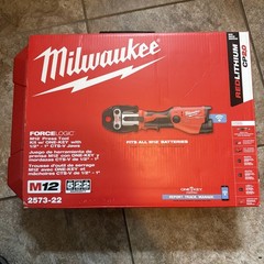 Milwaukee M12 FORCE LOGIC Press Tool Kit with Jaws – 2573-22 NEW SEALED