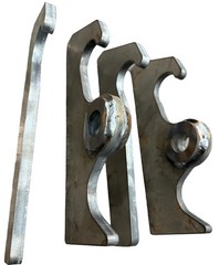 Gehl Skid Steer Mounting Ears Weld-On Quick Attach Mount Plate Bracket USA