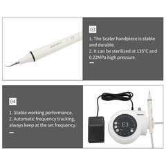 Dental Ultrasonic Piezo Scaler with detachable Handpiece fit EMS Cavitron tips