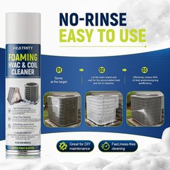 featrity Foaming AC Coil Cleaner: 19 Fl Oz (Pack of 1), White