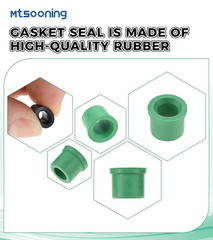 100 PCS HVAC 1/4″ Quick Coupler Charging Gaskets, O-Ring Rubber Seals Gaskets