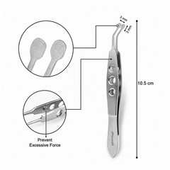 Meibomian Gland Expressor Forceps Kit German Ophthalmic instruments , 6 Pcs Set