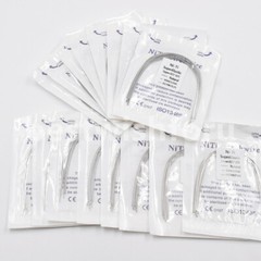 10 Packs Dental Super Elastic Niti Rectangular Arch Wires Square/Ovoid/Natural