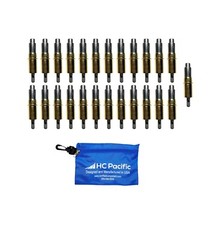 25 each CHD 3/16 Heavy Duty Clecos & Pouch- Made in USA
