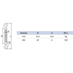 2PCS Stainless Steel Tensioners for Adjustable Use in Various Scenarios