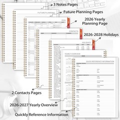 2026 Appointment Book – 2026 Planner, Daily Hour Planner, Weekly Monthly Plan…