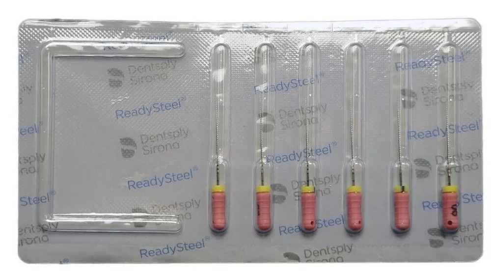 Dentsply Sirona Ready Steel C+ File for Catheterization All Length & Sizes-6/Pk