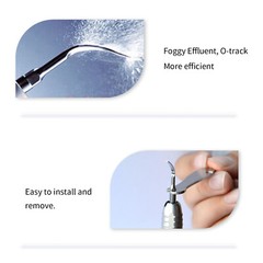 Dental Metal Ultrasonic Air Perio Scaler Handpiece Hygienist 2-Hole W/ 3 Tips st