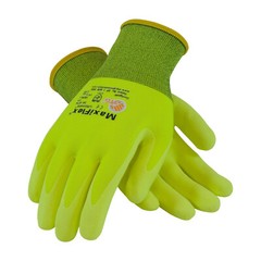 PIP MaxiFlex Ultimate HI-VIS Nitrile Micro-Foam Coated Gloves XL 1DZ 34-874FY