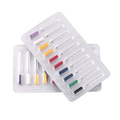 10pcs Dental Endodontic Nerve Broach Barbed Broaches Files for Root Canal