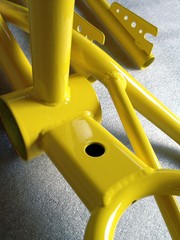 High Gloss Yellow Powder Coating Paint – New 1LB Safety YL01