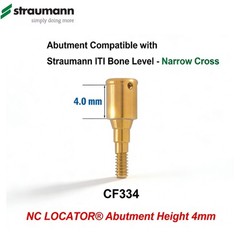 Dental Titanium Abutment Fit Zest Locator Legacy Anchor & Straumann Bone Level