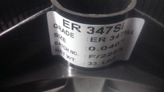 Westward 23XM83 0.04 In Wire Diameter Stainless Steel MIG Welding Wire