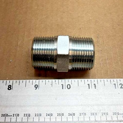 Hex Nipple 2″ Inch, 1.26″ OD, 1″ ID