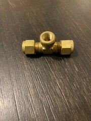 SWAGELOK B-500-3TTF BRASS fitting 5/16” tube x 1/8” fnpt branch tee