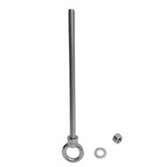Marine Grade T316 Stainless Shoulder Eye Bolt 5/8″ x 12″, 3,200 lb WLL