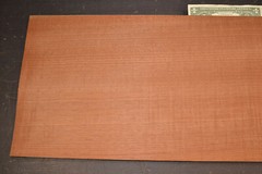 Makore Raw Wood Veneer Sheet 11 x 31 inches 1/42nd thick C6776-8