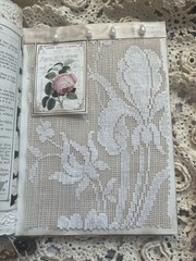 VINTAGE STYLE HAND MADE JUNK JOURNAL (Tranquil Moments) see video