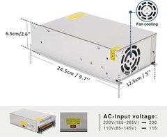 Industrial 12V 100A 1200W Transformer Converter