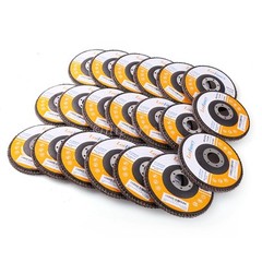 40 60 80 120 Grit 4.5×7/8″ 4 1/2″ Aluminum Angle Grinder Flap Disc Sanding Wheel