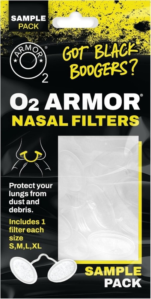O2 Armor Nose Filters for Welders & Allergies – Nose Filter for Dust – Nasal Fil