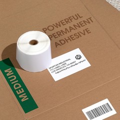 4″ X 6″ Direct Thermal Labels (2500 Count, 10 Rolls) – X 6″, White
