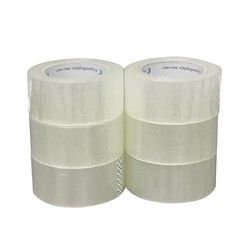 FixtureDisplays® 6 Rolls Clear 1.89 inches x 110 yards x 2.4 mils,