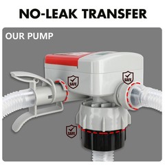 Automatic Fuel Transfer Pump with Auto-Stop, Battery Powered Fuel Transfer Pump