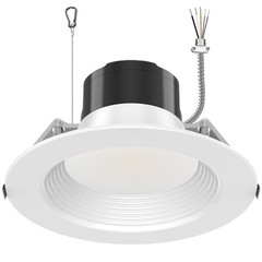 8 Inch LED Commercial Downlight,36W Recessed Ceiling Light Power &CCT Adjustable