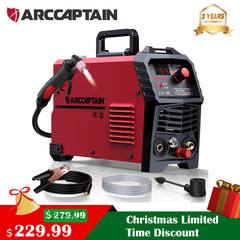 ARCCAPTAIN 55A Plasma Cutter Non-Touch Pilot Arc High-Frequency 120/240V DIGITAL