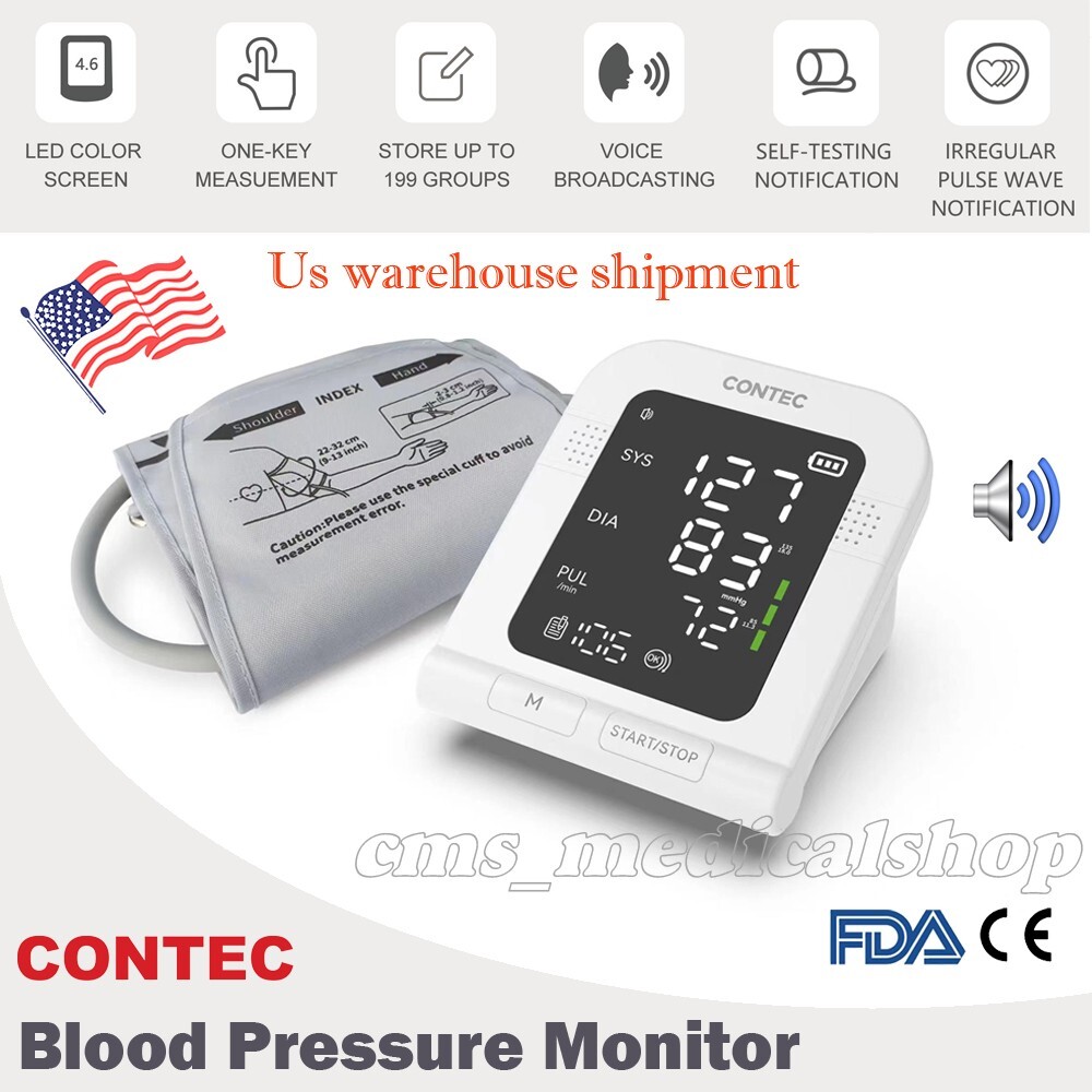 Arm Blood Pressure Monitor Automatic Digital Machine Adult Cuff,sphygmomanometer