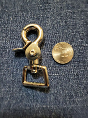 3/4″ Zinc Die Cast Swivel Square Eye Trigger Snap (5 count) 2 3/8 long. SWL 80