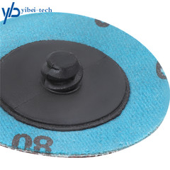 50Pcs 80 Grit 2″ roll Lock Quick Change Discs Set Sanding Discs with 1/4″ Holder
