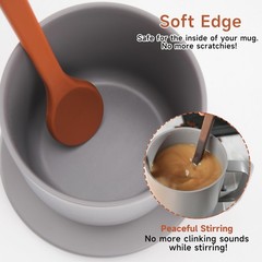 1 Pack 14oz Ember Mug Lid with 1 Pack Silicone Coffee Spoon, Set of 2, Cup Li…