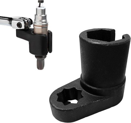 Offset Oxygen Sensor Socket, 3/8-Inch Drive 7/8-Inch 22 mm O2 Color: 1/2, 1pcs